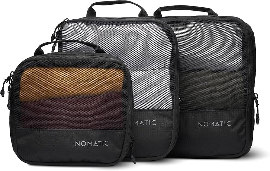 Packing cubes organization