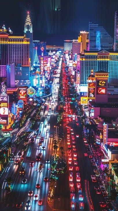 Las Vegas Strip at night