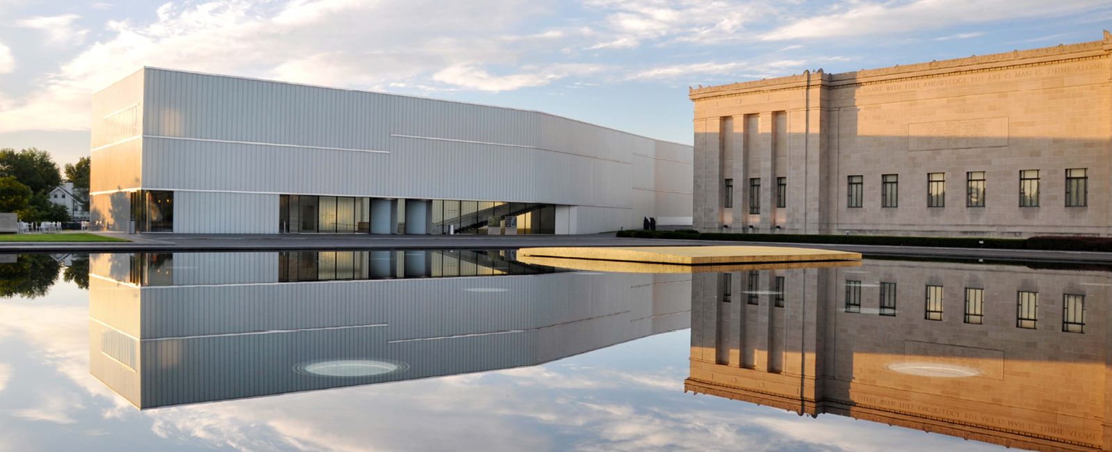 The Nelson-Atkins Museum of Art showcasing its stunning architecture