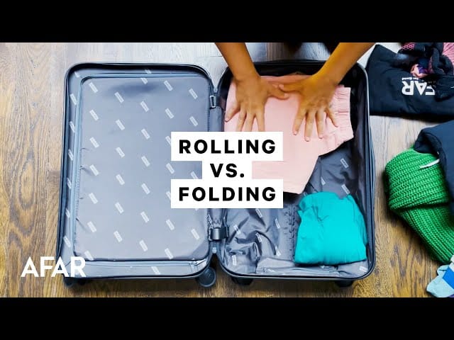 Rolling clothes method